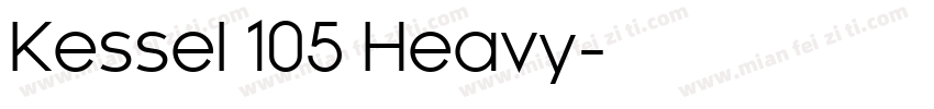Kessel 105 Heavy字体转换
